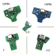 Replacement Charging Port Motherboard 12P/14P Cable for PS 4 Gamepad Controller