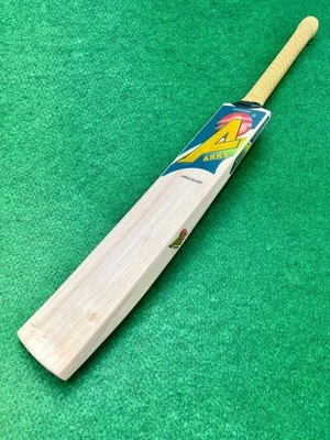 Arks Silver : 7 Grains 1190gms Solid Power Profile English Willow Cricket Bat