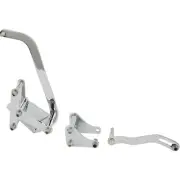 Bills Hot Rod Co. SBC P/S and Alternator Brackets, Chrome