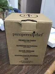Pampered Chef Ceramic Egg Cooker New In the Box 1529
