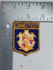 D b3 Patch Travel Souvenir tourist vintage state Connecticut