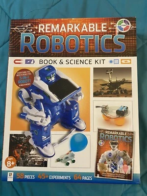 REMARKABLE ROBOTICS Book & Science Kit STEM Open Box, SEALED Pieces
