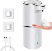 Automatic Foaming Soap Dispenser, Touchless Dispenser 400ml USB Rechargeable