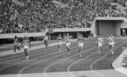Wendell MottleY Trinidad & Tobago wins Heat 1 Men's 400 metres - 1964 Old Photo