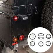 Metallic Taillight Decoration Protection Net Cover For Land Rover Defender 04-19