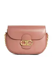 Celine Medium Triomphe Maillon Bag In Vintage Pink