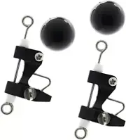 Outrigger Release Clips with Free Outrigger Stops | Downrigger Flatline | Saltwa