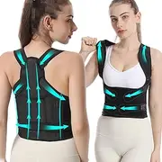 Posture Corrector for Women and Men, Back Straightener Posture Corrector, Upper Lower Back Pain Relief, Shoulder Brace Back Support Brace, Scoliosis Brace/Hunchback Correction/Spine (Large)