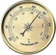 Generic Thermometer, Decorative, Versatile, Lightweight, Round, Temperature Measuring Device for Home, Garage, Patio, Indoors