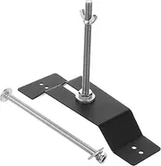LOORGVEL Wall-Mounted Tire Bracket Spare Tire Carrier Mount Spare Tire Mount Carrier Spare Wheel Bracket Wall Mount Spare Tire Carrier Trailer Tire Mount Spare Tire Rack Carbon Steel Black