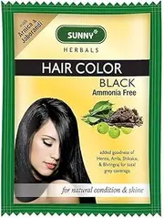 Sunny Hair Colour Black, 20gm (Pack of 12)