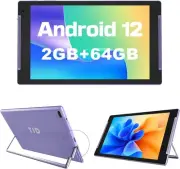 Android 12 Tablet, TJD 10 inch Tablets, 2GB RAM 64GB ROM 512GB Expandable Sto...