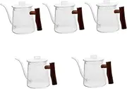 Ciieeo Pcs Travel Tea Kettle Glass Pot Modern Design for Desktop Decor or Home Use