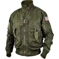 在飛比找蝦皮購物優惠-男士街頭服飾薄款陸軍空軍飛行夾克男立領棒球戰術外套