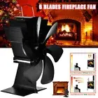 Home Efficient Fireplace Fan Eco Friendly Log Wood Burner Home