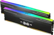 Silicon Power XPOWER Zenith RGB DDR4 16GB (8GB x 2) Dual Channel Kit 3600MHz PC4-28800 CL18 1.35V 288-Pin UDIMM Gaming Desktop Computer RAM Memory SP016GXLZU360BDD