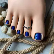 Sterling Silver V Shaped Dotted Toe Ring