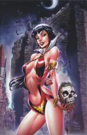 VAMPIRELLA #17 (JOHN ROYLE EXCLUSIVE VIRGIN VARIANT) w/COA ~ Dynamite