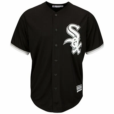 MLB Chicago White Sox Baseball Jersey Cool Base Majestic Jersey Black Road