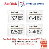 在飛比找蝦皮購物優惠-SANDISK 閃迪高耐力 microSD 卡 (SDSQQ