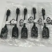 5 New Dell DP/N 00FKKK Mini Display Port Adapter Connector w/ Clip 5 Adapters