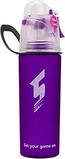 Qshare Misting Water Bottle, Spray Mist Sports Bottle for Outdoor Sport Hydration and Cooling Down, FDA Approved BPA-Free Misting Water Bottle with Unique Mist Lock Design