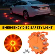 1x LED Emergency Road Flash Safety Flares Roadside Beacon & Strobe Warning Light