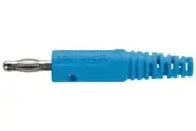 CONN, Banana, PLUG, 32A, BLUE, SOLDER, Banana Test Connectors FK 8 L NI / BL