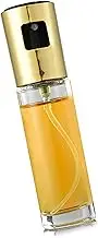 Portable Multifunctional Sauce Oil Sprayer Bottle Spritzer for Oil Vinegar Juice Spraying, Glass Liquid Dispenser Mister, Gold