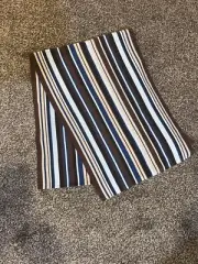 Armand Diradourian Cashmere New Yale Stripe Scarf unisex 11.5”x 65”