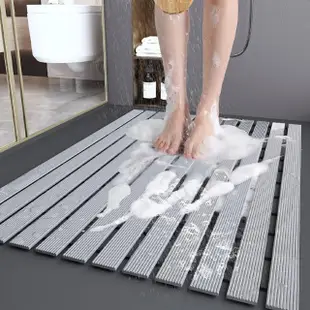 【凡尼塔】排水式雙面防滑浴室墊(43*61cm 排水 TPE 防滑墊 止滑墊 浴室 淋浴 腳踏墊 地墊)
