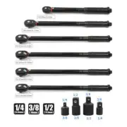 5-210N.m Torque Wrench 1/2'' 3/8'' 1/4'' Square Drive Preset Bicycle Torques Key