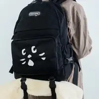 在飛比找蝦皮購物優惠-【包包日記 現貨速發】 日本新款时尚背包书包驚訝貓男女學生可