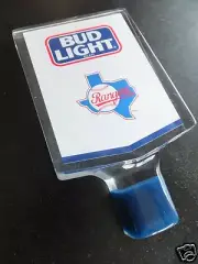 *Rare "TEXAS RANGERS" BEER TAP KNOB/HANDLE! Budweiser-Bud Light-Baseball-Unused