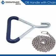 Chain Steel Birth Delivery 60" Calf Foal Fetus Obstetrical Veterinary+Handle
