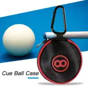 Cue Ball Case Clip-on Attaching Billiard Balls Holder Cue Ball Bag Pool H5Y9