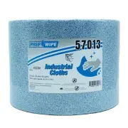 Industrial Cloths Grease, Oil & Ink Cloths, Jumbo Roll, Lint-Free Towels, Blue