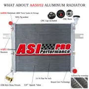 3Row Alum Radiator For Jeep Grand Cherokee Commander 3.7/4.7/6.1 V8 2005-10 NEW