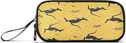 Kangaroo Jumping Pen and Pencil Pouch, Canvas Pencil Case, Girls Pencil Case