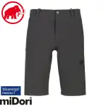 MAMMUT 長毛象 RUNBOLD SHORTS男休閒短褲《幻影黑》/1023-00170/運動/機能/登山/悠遊山水