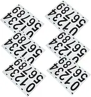 TOBBOMEY Reflective Mailbox Numbers Sticker Letters for Outdoor House Address Decals