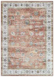 Arlie Auburn Clay Washable Rug