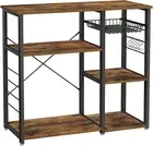 Industrial Kitchen Bakerâ€™S Rack Utility Storage Shelf Microwave Oven Stand Met
