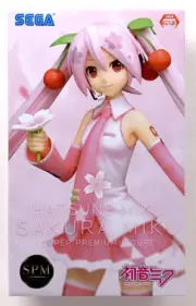 Hatsune Miku Series Sakura Miku SPM Super Premium Figure SEGA