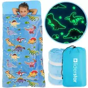 Kids Sleeping Bag for Boys Girls – Glow in the Dark Sleeping Bags Kids Aged 2-12