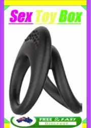double cock ring testicle sextoy cocking delay erection aid sex toy stretch mac