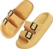 [BenSorts] Pillow Sandals for Women Men Thick Sole Adjustable Buckles EVA