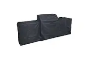 Crossray Premium Heavy Duty Waterproof/UV Resistant Outdoor Kitchen Cover Black