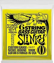 Ernie Ball Slinky 6-String w/small ball end 29 5/8 scale Bass Guitar Strings - 20-90 Gauge