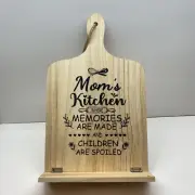 Kitchen Recipe Book Holder Cookbook Stand Display Moms Kitchen Mothers Day